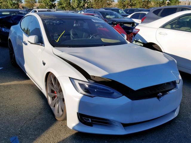 5YJSA1E41HF176320 - 2017 TESLA MODEL S WHITE photo 1