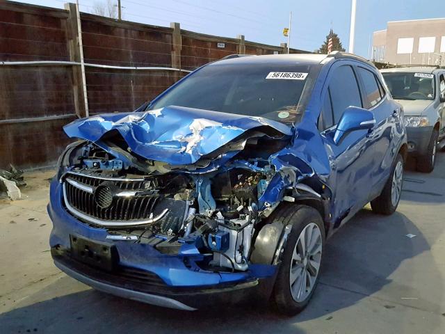 KL4CJESB9JB621968 - 2018 BUICK ENCORE PRE BLUE photo 2