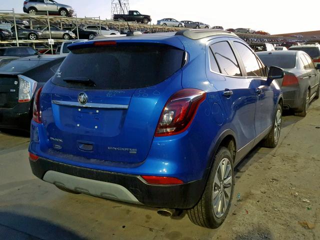 KL4CJESB9JB621968 - 2018 BUICK ENCORE PRE BLUE photo 4