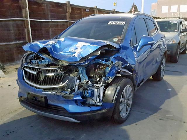 KL4CJESB9JB621968 - 2018 BUICK ENCORE PRE BLUE photo 9