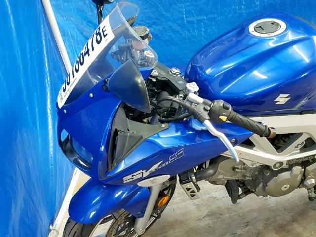 JS1VP53A742100393 - 2004 SUZUKI SV650 BLUE photo 9