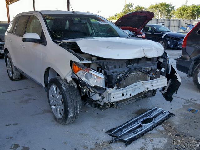 2FMDK3JC8DBB97778 - 2013 FORD EDGE SEL WHITE photo 1