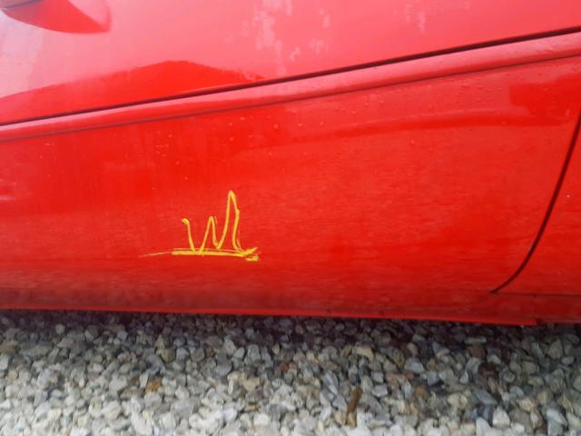 1G1YY22PXT5106036 - 1996 CHEVROLET CORVETTE RED photo 9