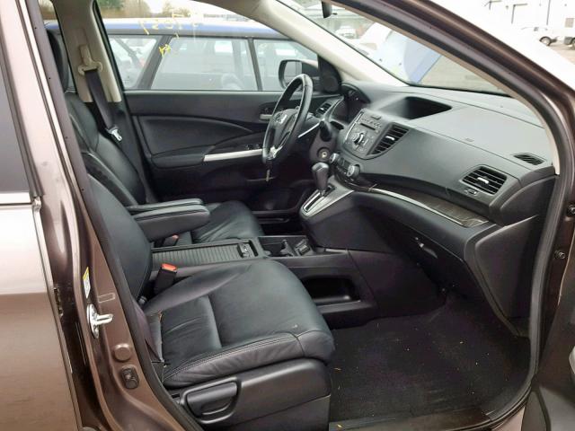 5J6RM4H75DL043994 - 2013 HONDA CR-V EXL TAN photo 5