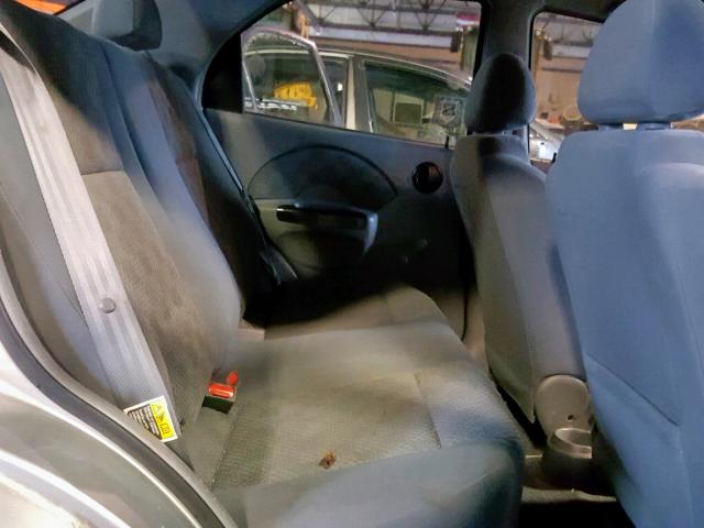 KL1TD52635B323526 - 2005 CHEVROLET AVEO BASE Gümüş foto 6