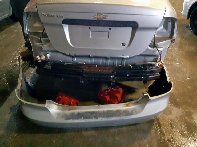 KL1TD52635B323526 - 2005 CHEVROLET AVEO BASE Gümüş foto 9