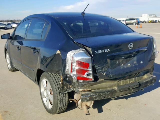 3N1AB61EX9L658844 - 2009 NISSAN SENTRA 2.0 BLACK photo 3