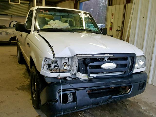 1FTYR10D66PA68790 - 2006 FORD RANGER WHITE photo 1