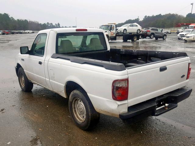 1FTYR10D66PA68790 - 2006 FORD RANGER WHITE photo 3