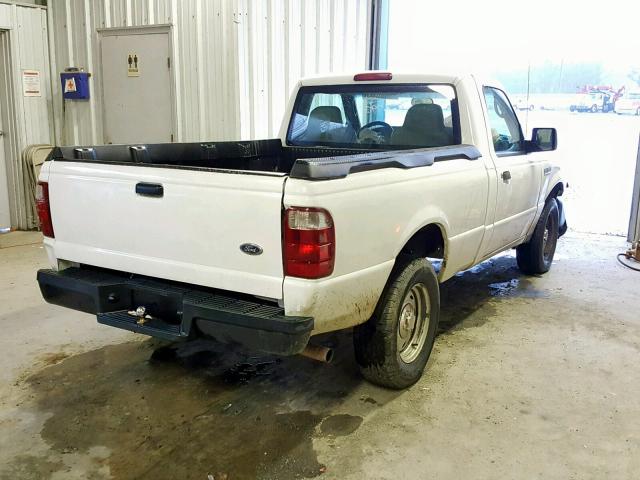 1FTYR10D66PA68790 - 2006 FORD RANGER WHITE photo 4