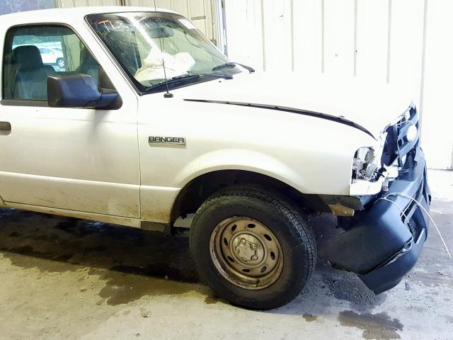 1FTYR10D66PA68790 - 2006 FORD RANGER WHITE photo 9