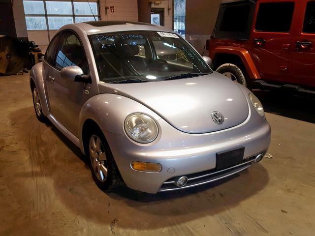 3VWDD21C23M408105 - 2003 VOLKSWAGEN NEW BEETLE SILVER photo 1