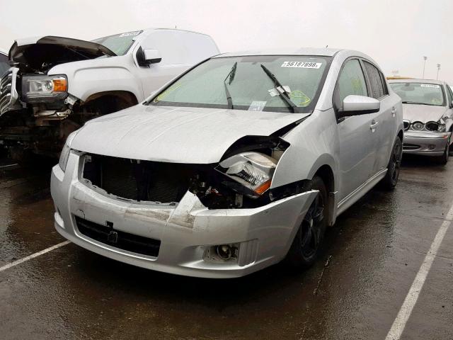 3N1AB6AP6AL670172 - 2010 NISSAN SENTRA 2.0 SILVER photo 2