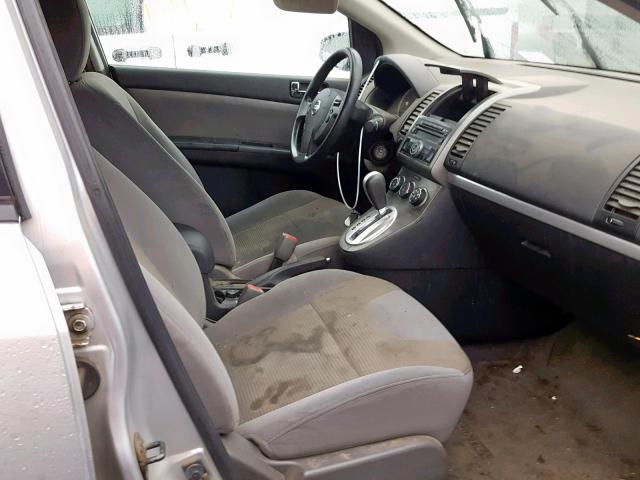 3N1AB6AP6AL670172 - 2010 NISSAN SENTRA 2.0 SILVER photo 5