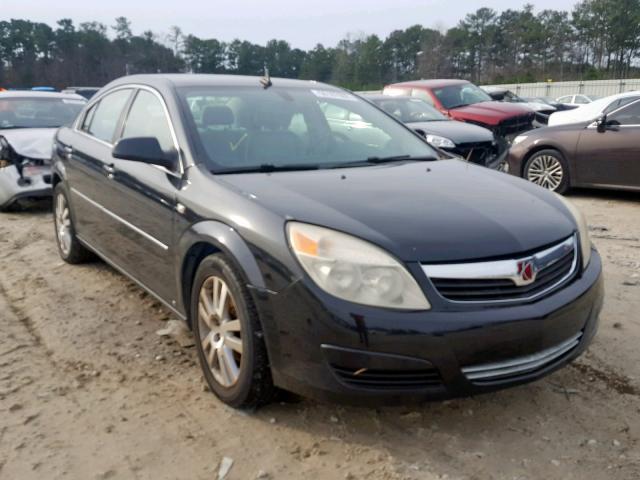 1G8ZS57N98F292220 - 2008 SATURN AURA XE BLACK photo 1