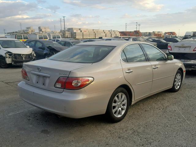 JTHBF30G220083244 - 2002 LEXUS ES 300 BEIGE photo 4