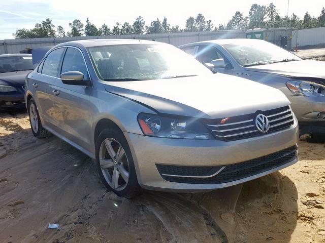 1VWBH7A35CC105412 - 2012 VOLKSWAGEN PASSAT SE GRAY photo 1