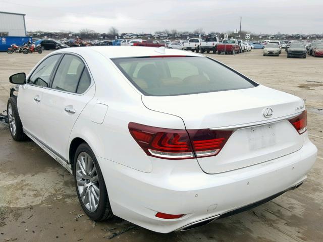 JTHBL5EF7E5126116 - 2014 LEXUS LS 460 WHITE photo 3