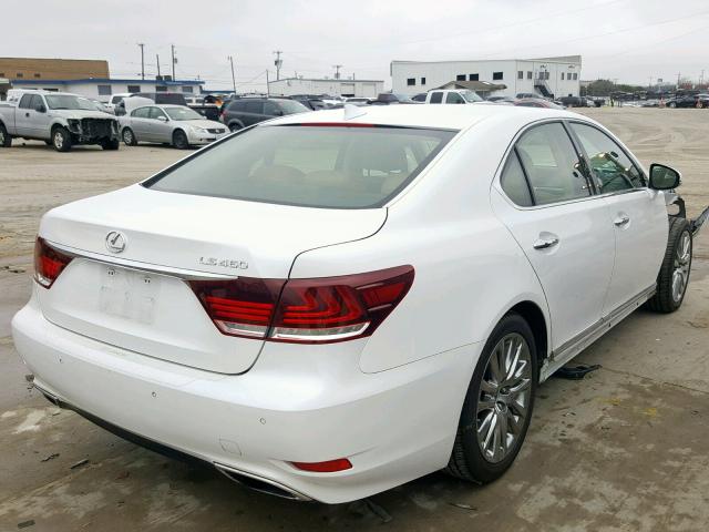 JTHBL5EF7E5126116 - 2014 LEXUS LS 460 WHITE photo 4