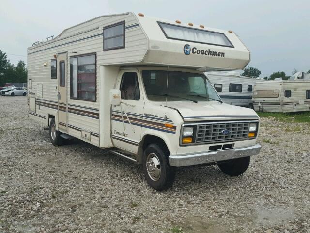 1FDKE30L9HHB19695 - 1987 FORD COACHMAN WHITE photo 1