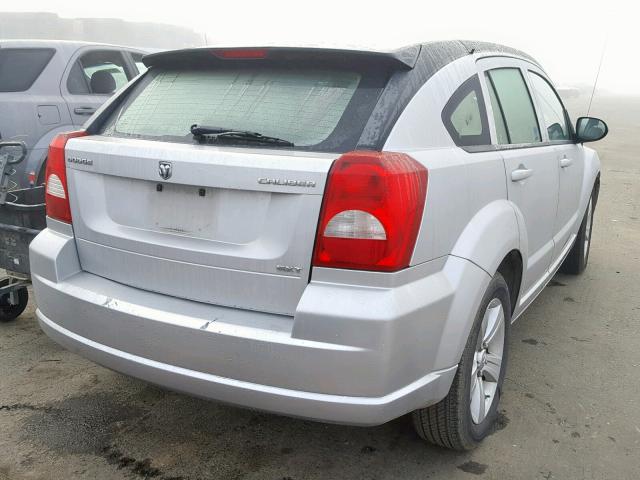 1B3CB4HA6AD586064 - 2010 DODGE CALIBER SX SILVER photo 4