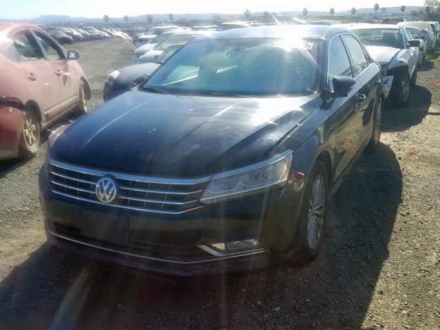 1VWBT7A38HC036544 - 2017 VOLKSWAGEN PASSAT SE BLACK photo 2