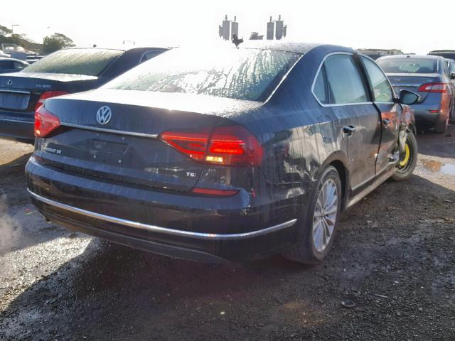 1VWBT7A38HC036544 - 2017 VOLKSWAGEN PASSAT SE BLACK photo 4