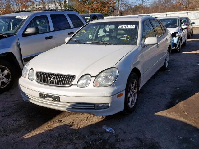 JT8BD69S530183600 - 2003 LEXUS GS 300 WHITE photo 2