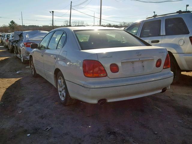 JT8BD69S530183600 - 2003 LEXUS GS 300 WHITE photo 3