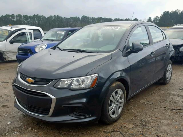 1G1JB5SH0H4159063 - 2017 CHEVROLET SONIC LS GRAY photo 2