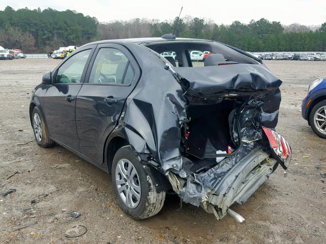 1G1JB5SH0H4159063 - 2017 CHEVROLET SONIC LS GRAY photo 3