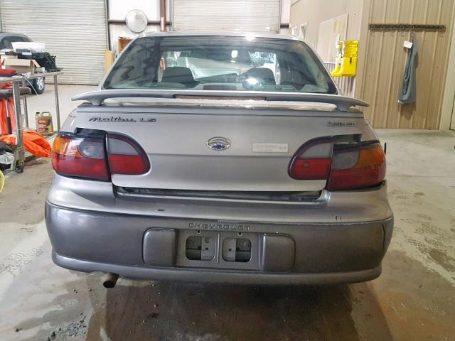 1G1NE52J0Y6108808 - 2000 CHEVROLET MALIBU LS ვერცხლისფერი ფოტო 9