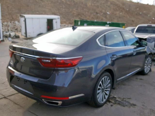 KNALC4J10H5068491 - 2017 KIA CADENZA PR BLACK photo 4