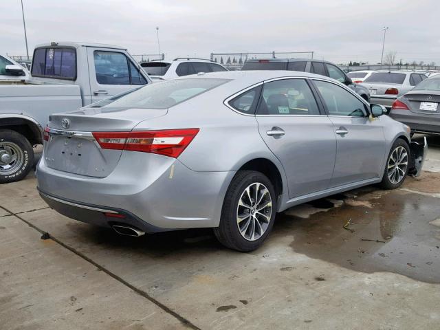 4T1BK1EB5HU264222 - 2017 TOYOTA AVALON XLE SILVER photo 4