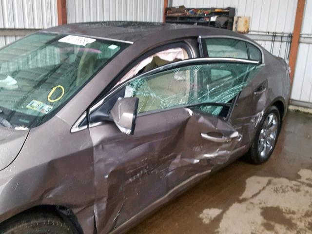 1G4GC5EGXAF248999 - 2010 BUICK LACROSSE C GRAY photo 9