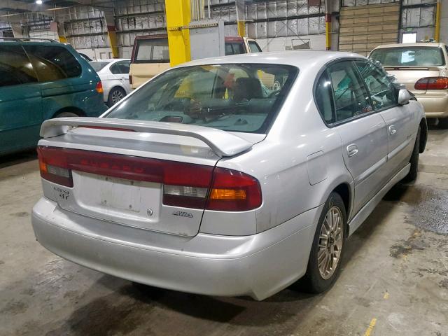 4S3BE656127200616 - 2002 SUBARU LEGACY GT WHITE photo 4