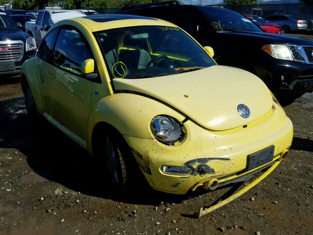 3VWCC21C9XM464725 - 1999 VOLKSWAGEN NEW BEETLE Gelb Foto 1