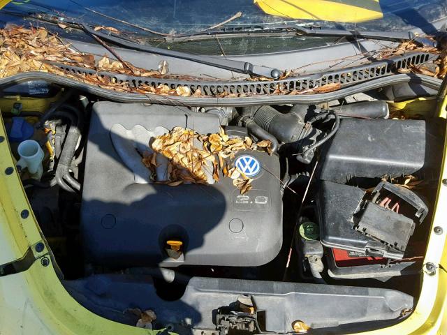 3VWCC21C9XM464725 - 1999 VOLKSWAGEN NEW BEETLE Gelb Foto 7