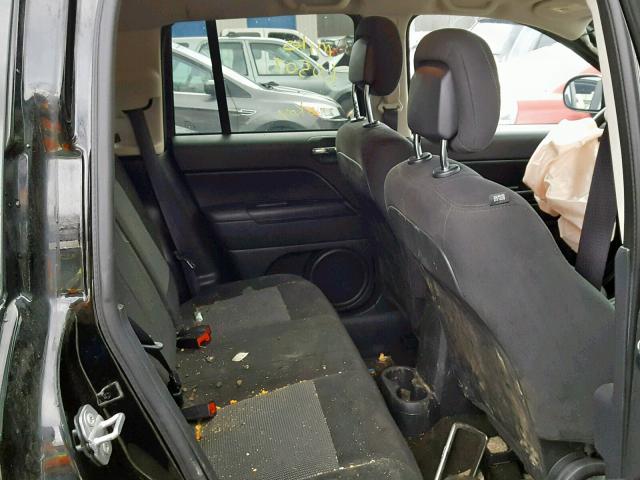 1C4NJDBB8GD657172 - 2016 JEEP COMPASS SP შავი ფოტო 6