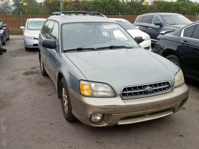 4S3BH675037606559 - 2003 SUBARU LEGACY OUT GREEN photo 1