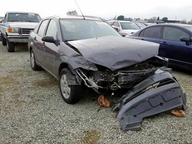 1FAHP34N37W220414 - 2007 FORD FOCUS ZX4 GRAY photo 1