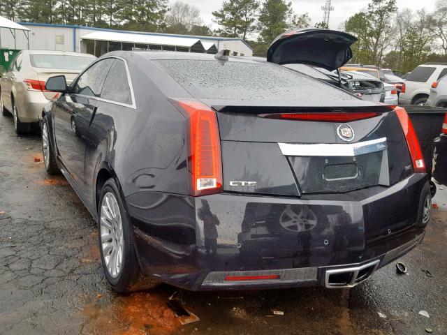 1G6DJ1ED0B0137803 - 2011 CADILLAC CTS PERFOR BLACK photo 3