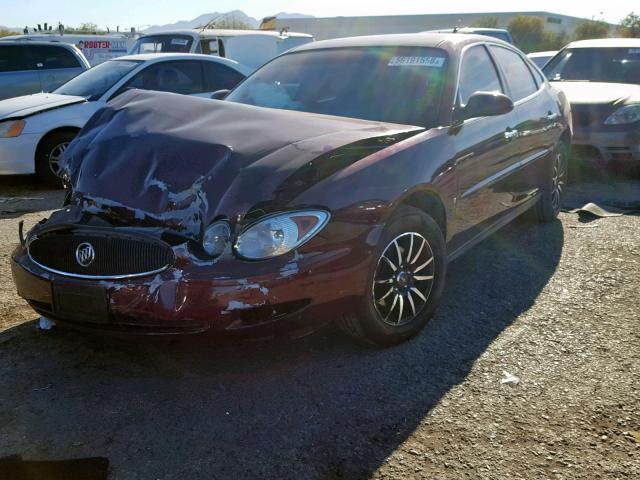 2G4WC582461281149 - 2006 BUICK LACROSSE C BURGUNDY photo 2