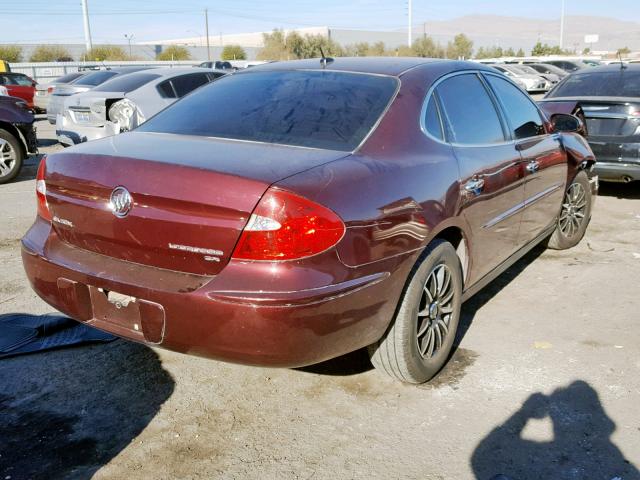 2G4WC582461281149 - 2006 BUICK LACROSSE C BURGUNDY photo 4