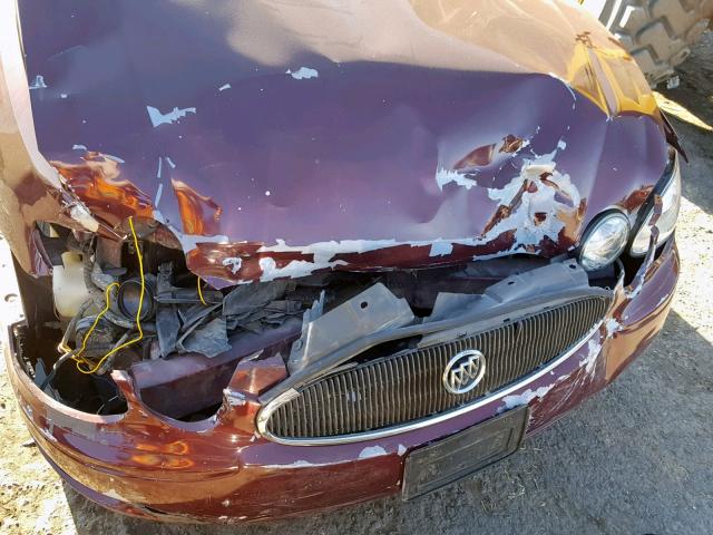 2G4WC582461281149 - 2006 BUICK LACROSSE C BURGUNDY photo 7