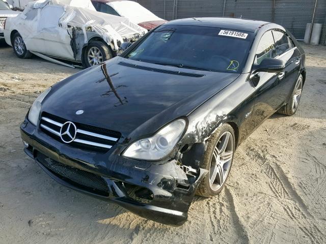 WDDDJ77X79A149707 - 2009 MERCEDES-BENZ CLS 63 AMG BLACK photo 2