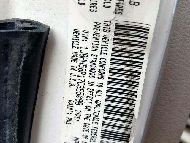 1J8HH58P17C655098 - 2007 JEEP COMMANDER Ağ foto 10