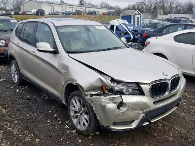 5UXWX9C5XD0A13556 - 2013 BMW X3 XDRIVE2 SILVER photo 1