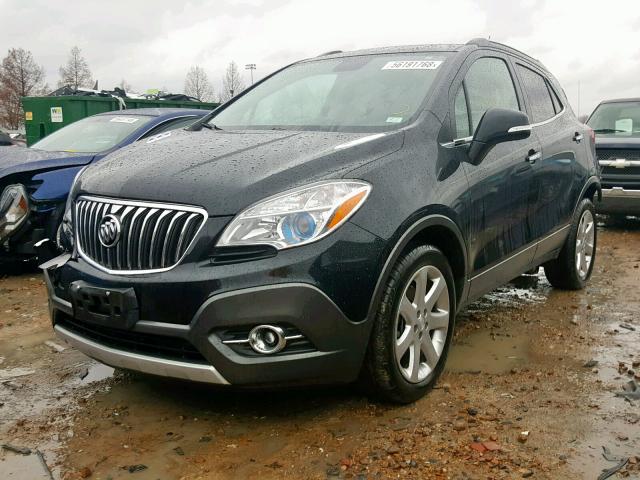 KL4CJGSB7FB121617 - 2015 BUICK ENCORE BLACK photo 2