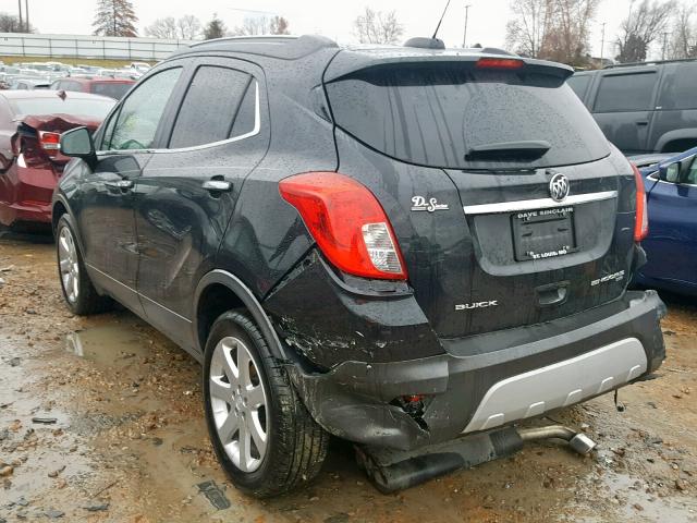 KL4CJGSB7FB121617 - 2015 BUICK ENCORE BLACK photo 3